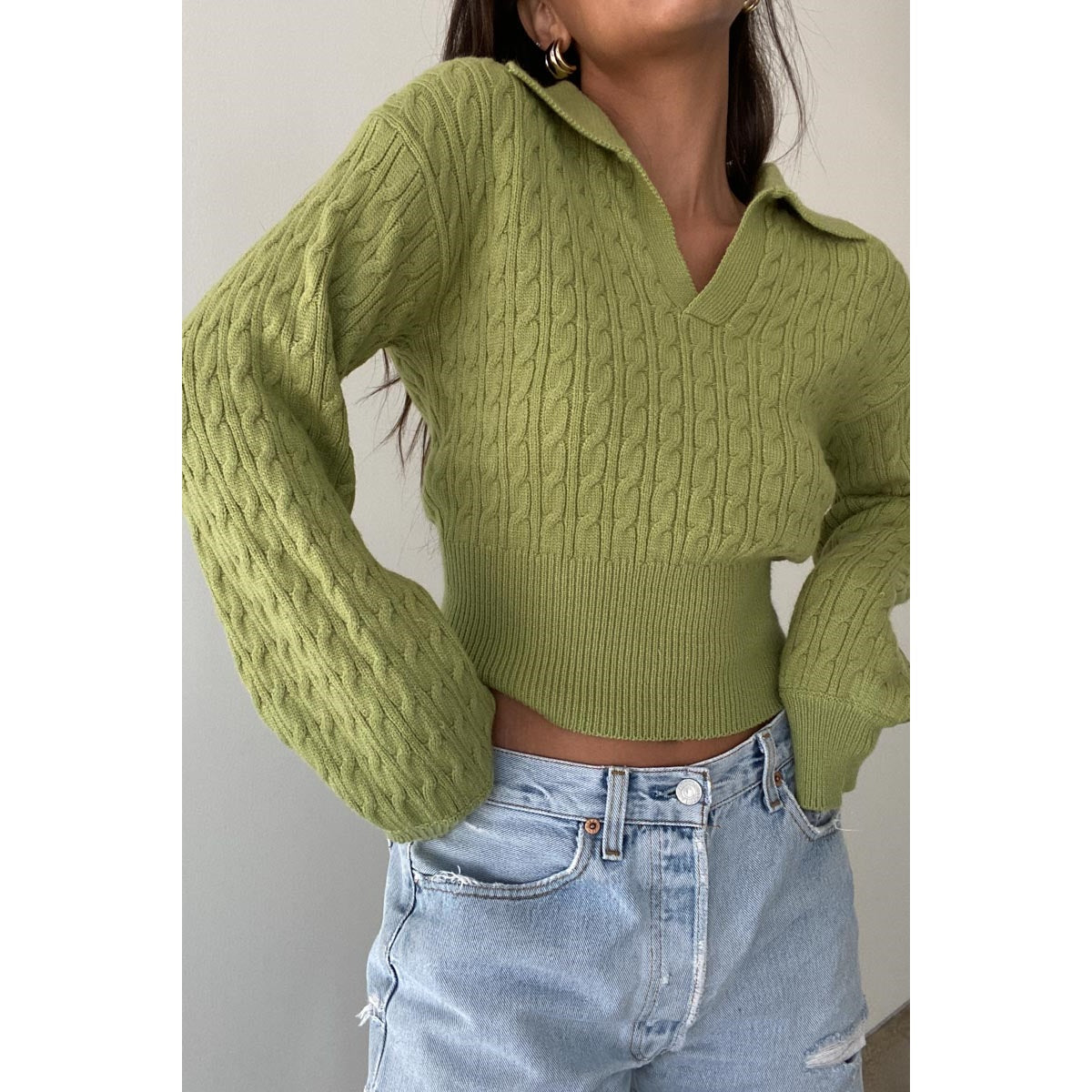 Matcha Morning Top