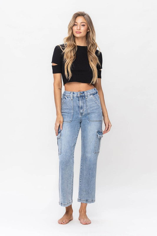 Courtney High Rise Cargos
