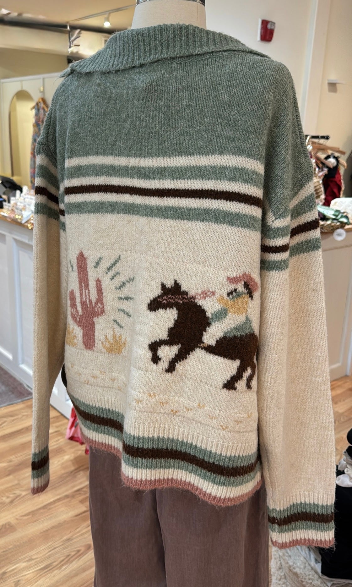 Saddle & Sage Sweater
