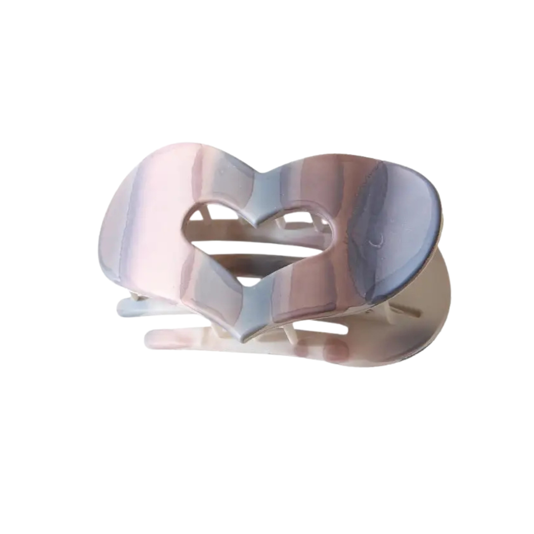 Heart Flat Hair Claw