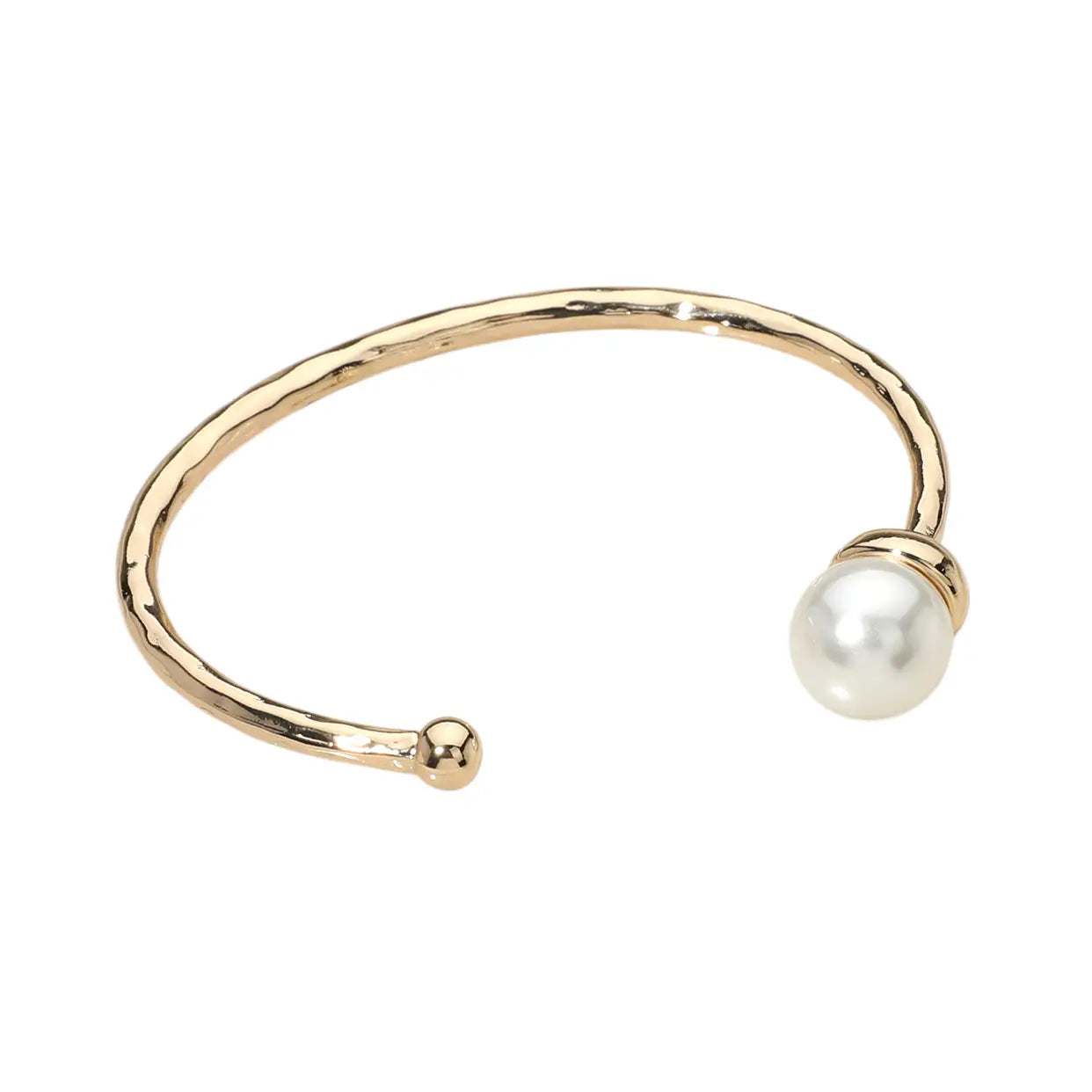 Pearl Tip Cuff Bracelet