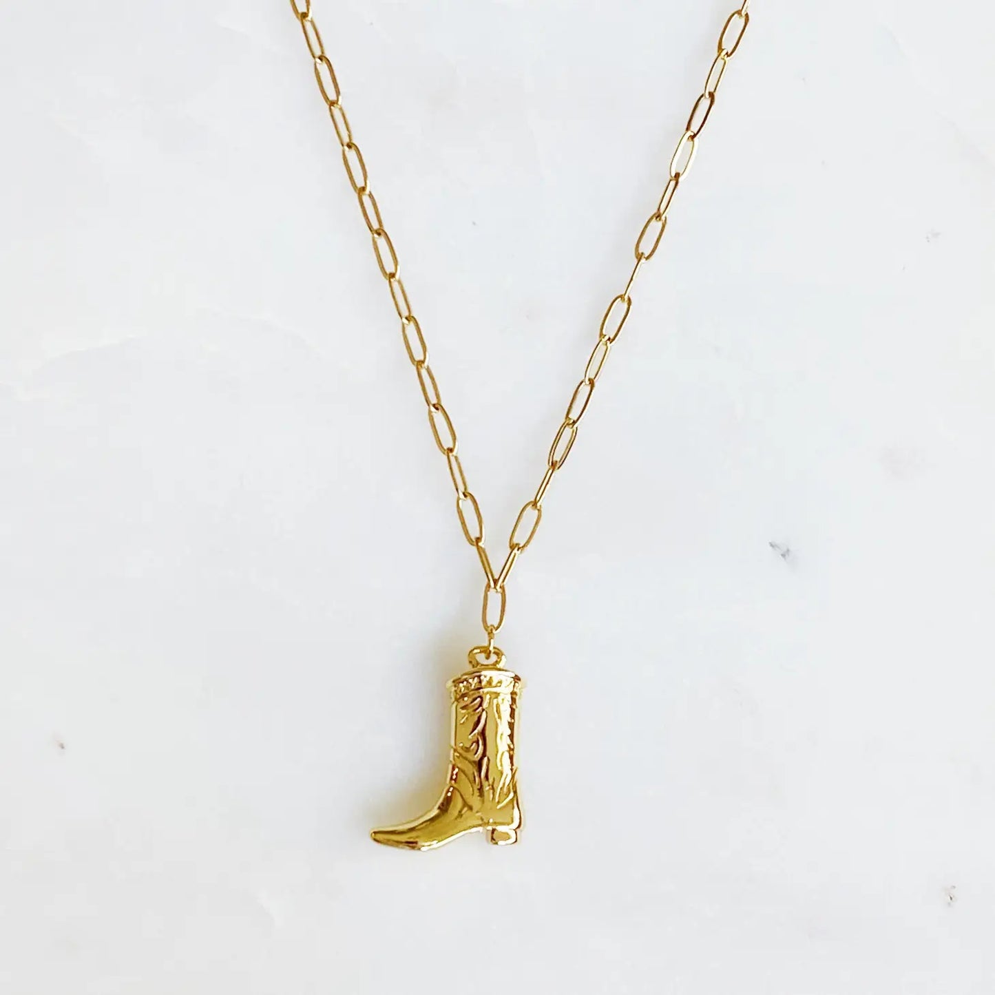 Cowboy Boot Necklace