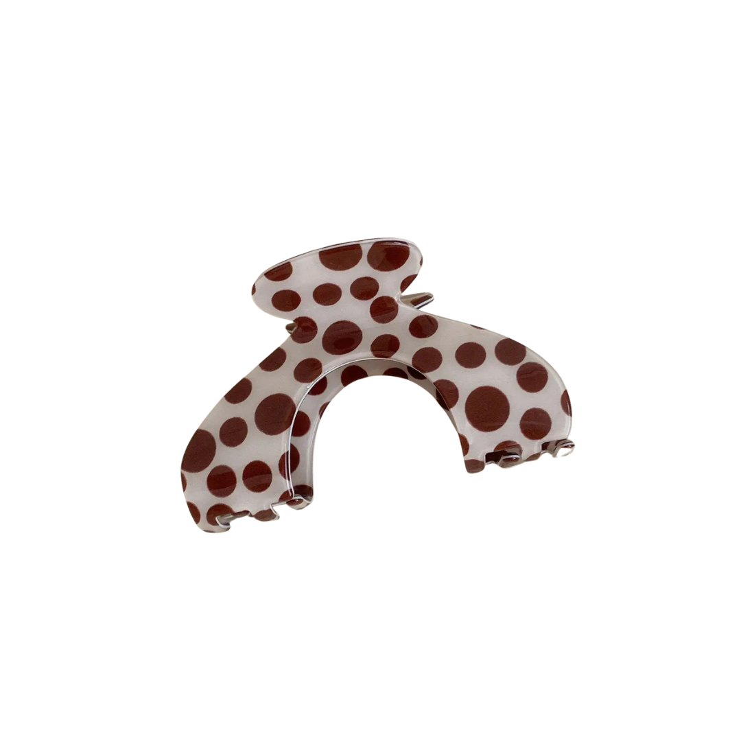 Polka Dot Hair Claw
