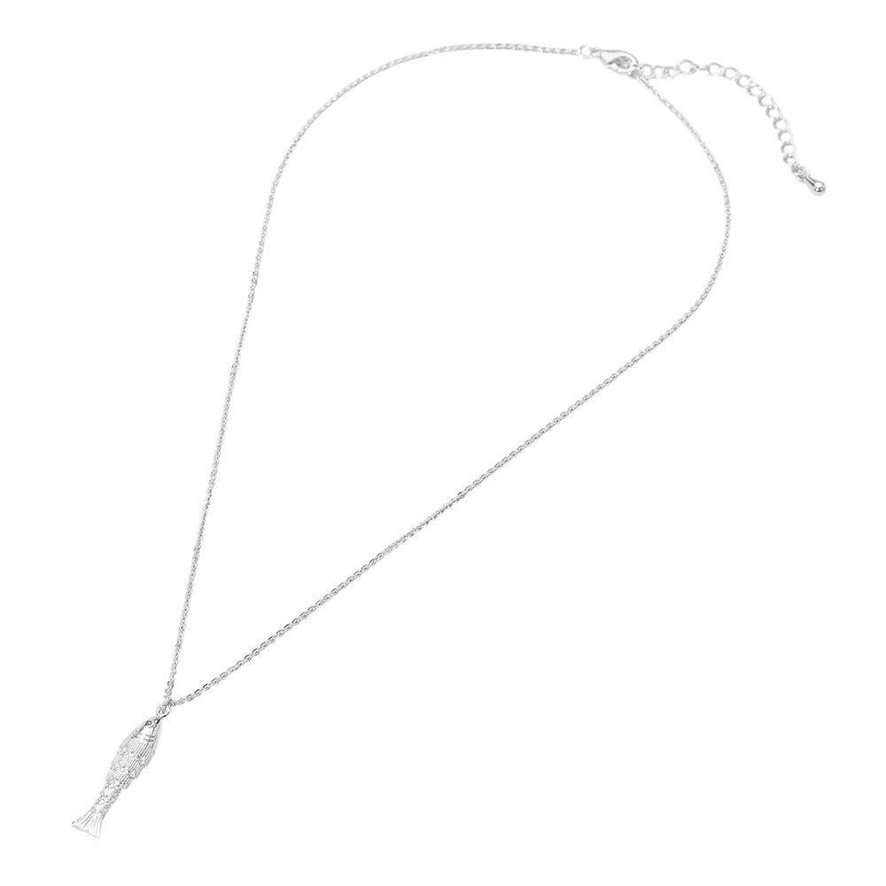 Gold Dipped Fish Necklace