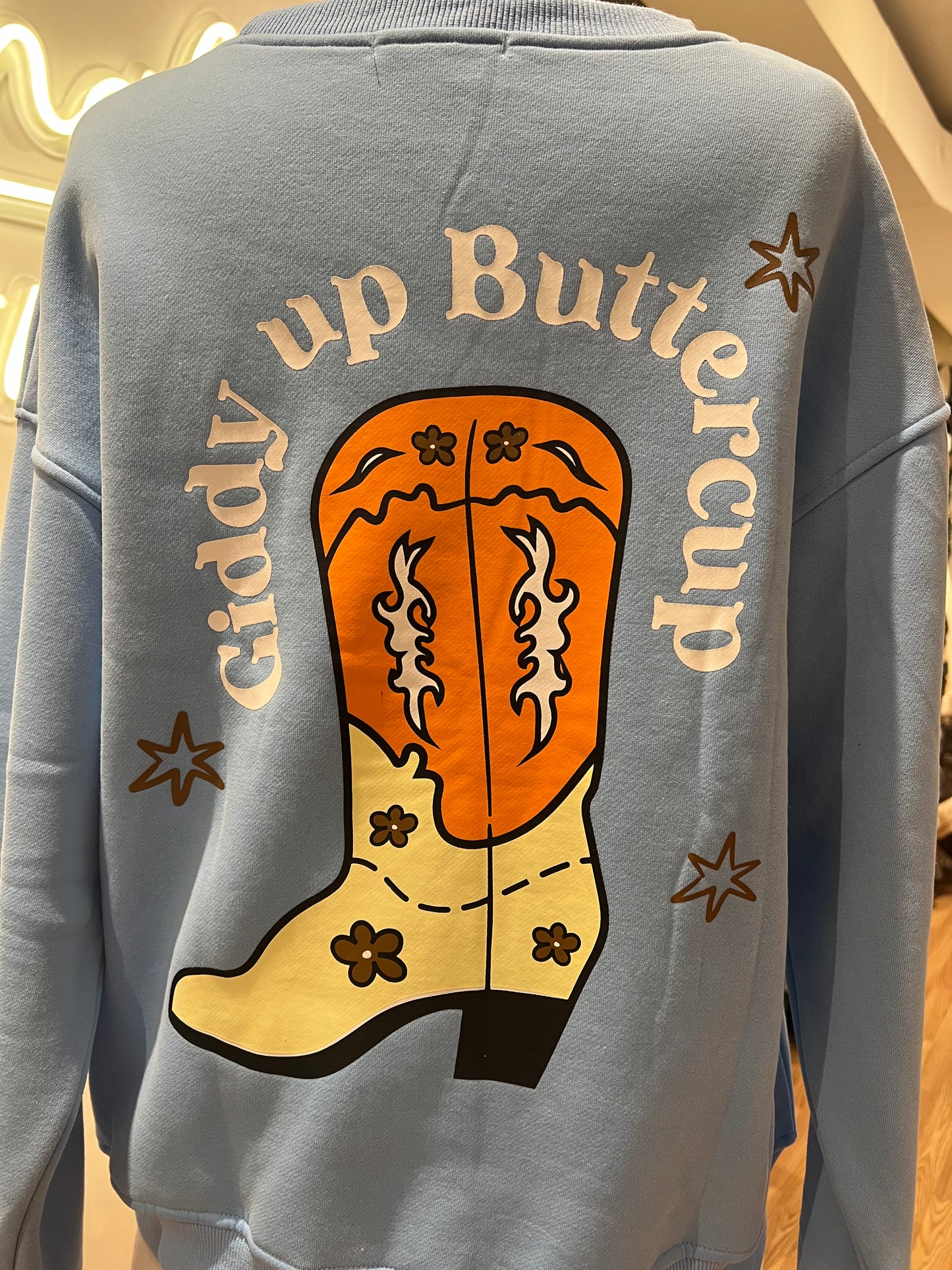 Giddy Up Buttercup Crewneck