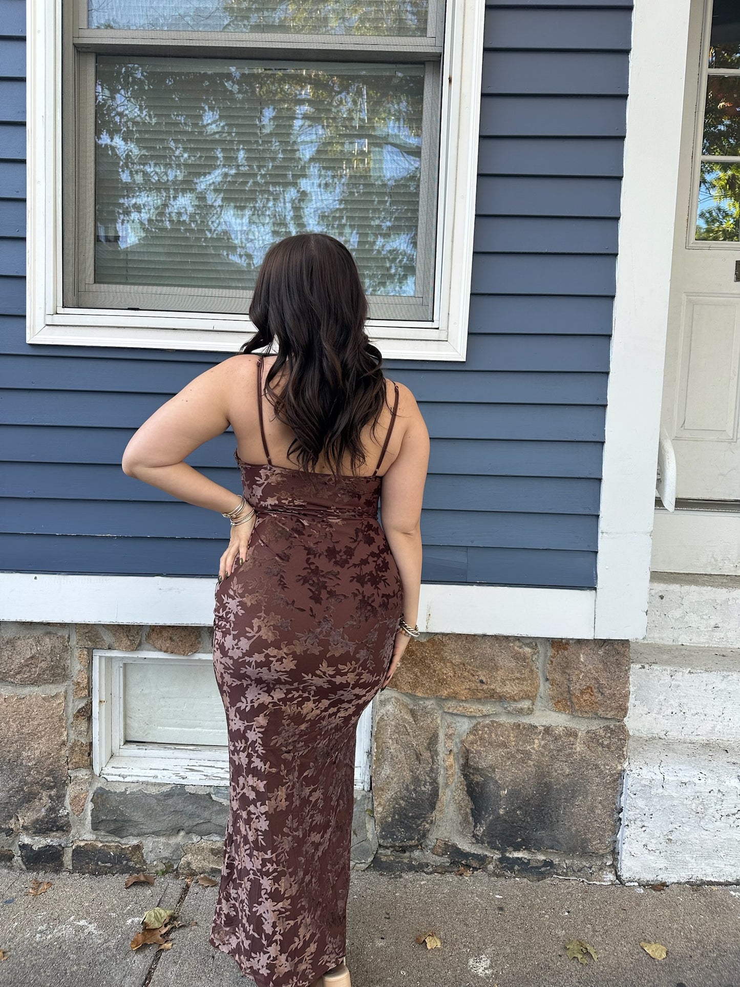 Cacao Bean Maxi Dress