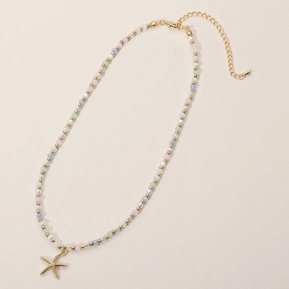 Starfish Beaded Necklace