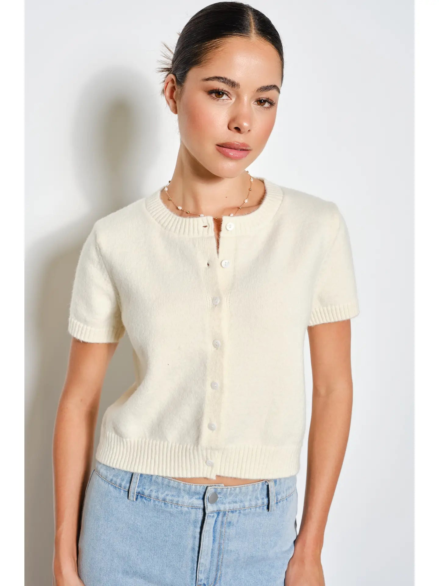 Allison Short Sleeve Cardigan