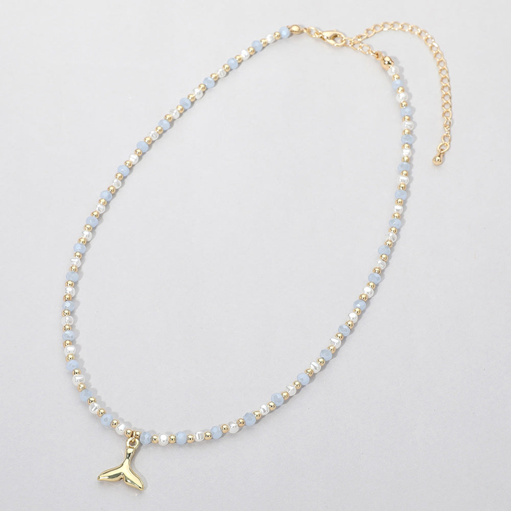 Whale Tale Beaded Necklace