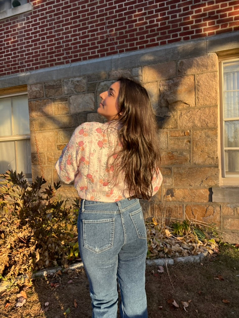Faith Floral Sweater
