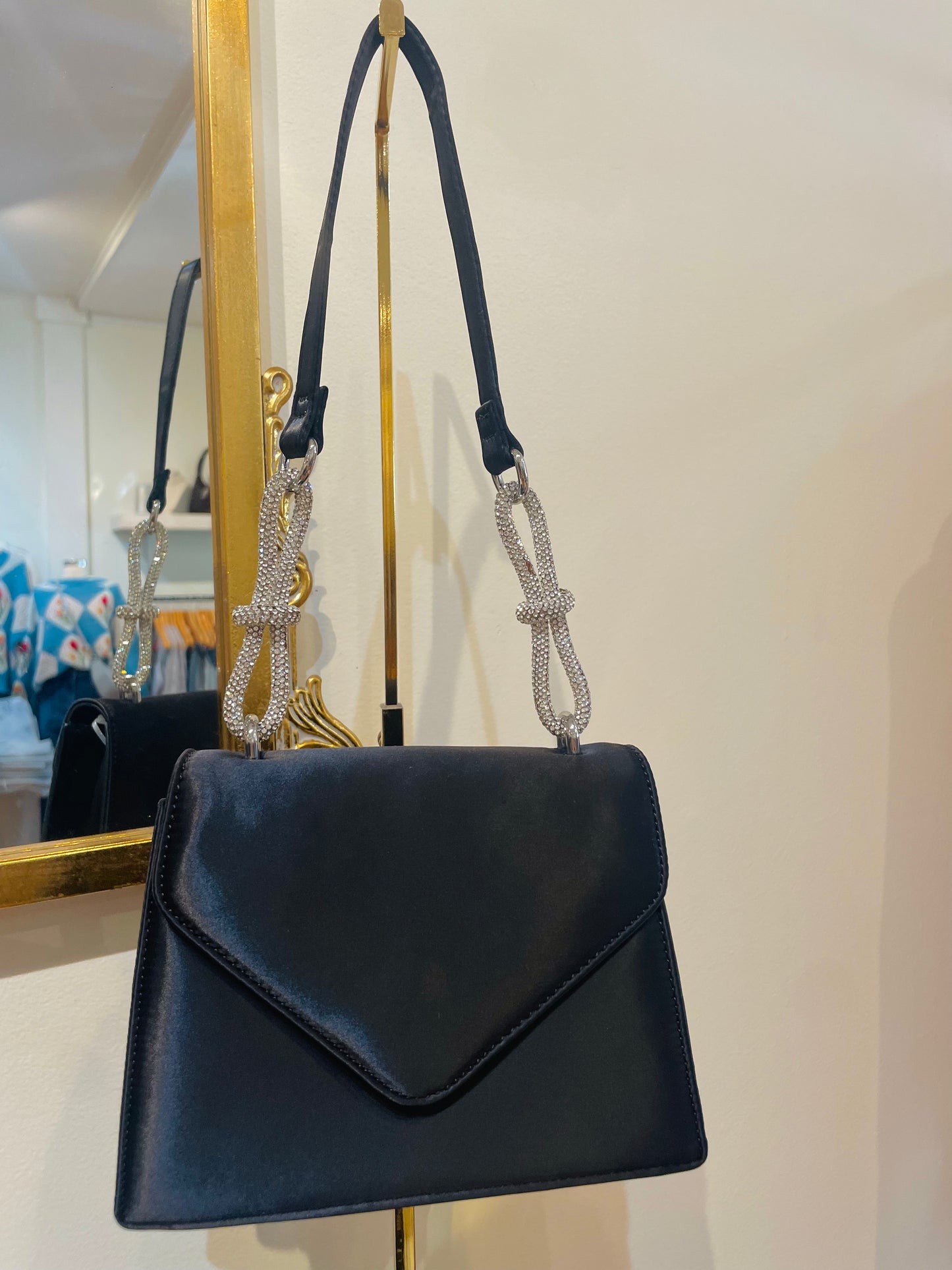 Gala Rhinestone Shoulder Crossbody
