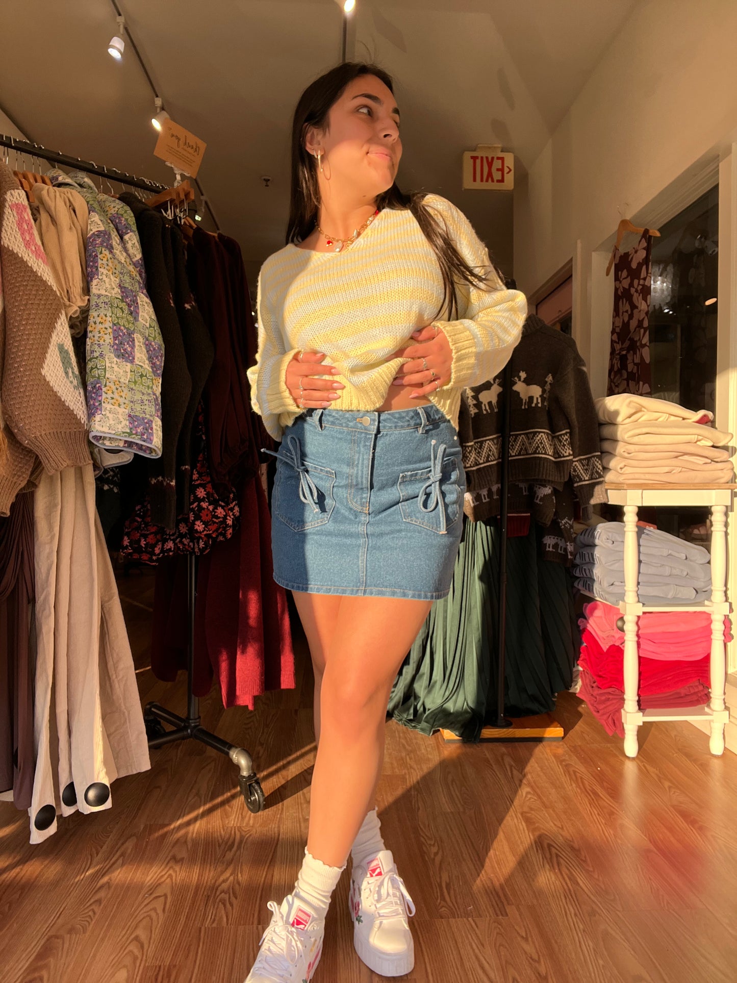 Dolly Denim Skirt