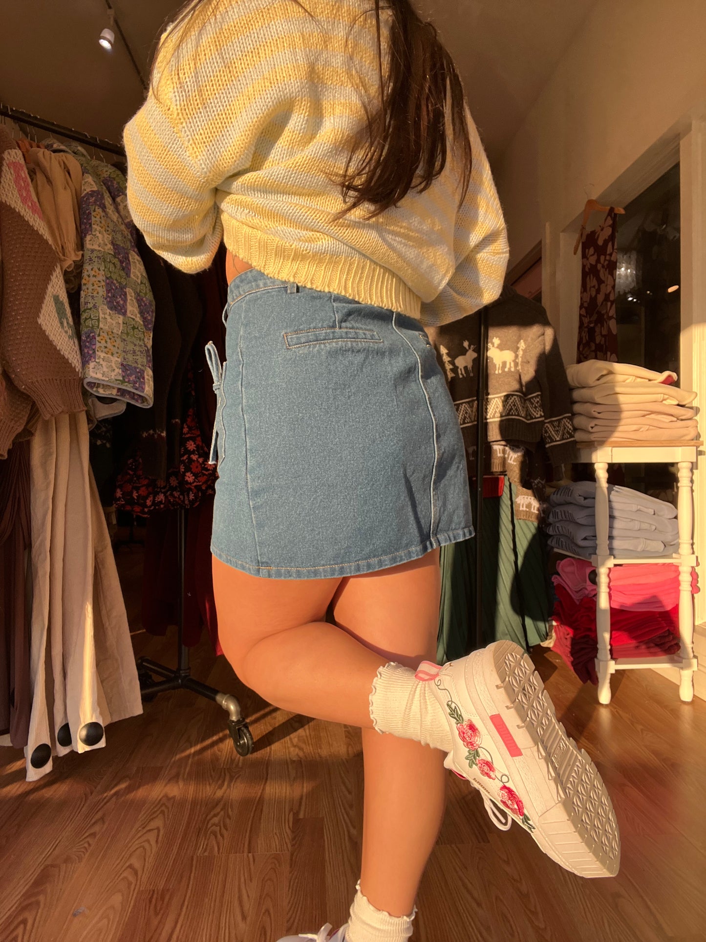 Dolly Denim Skirt