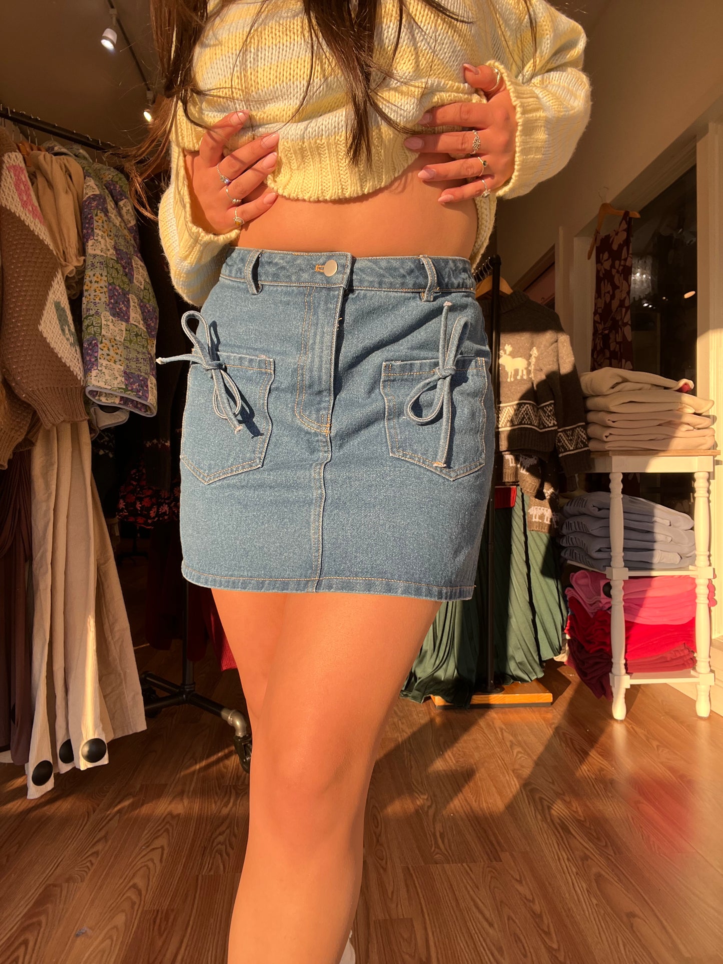Dolly Denim Skirt