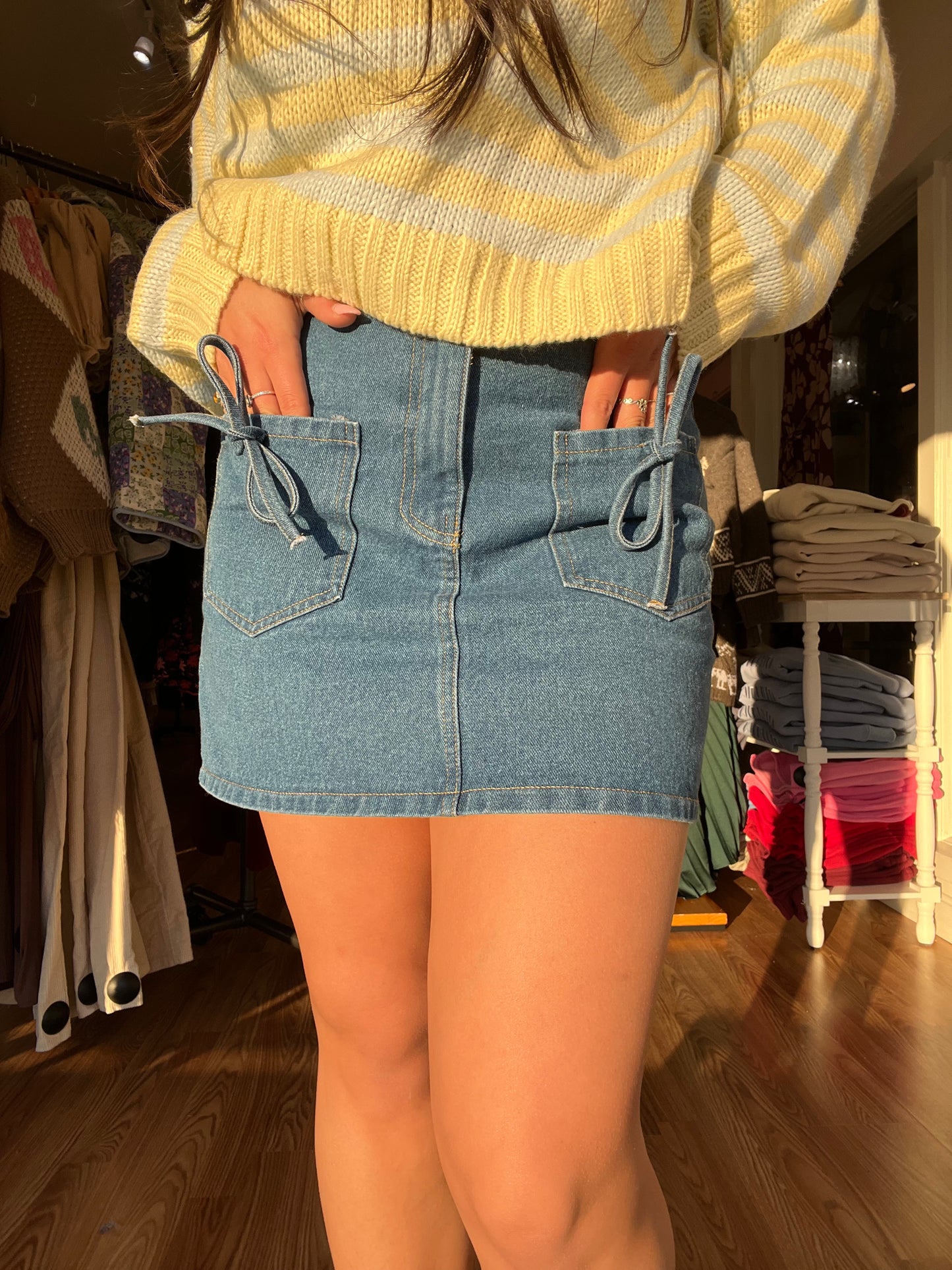 Dolly Denim Skirt