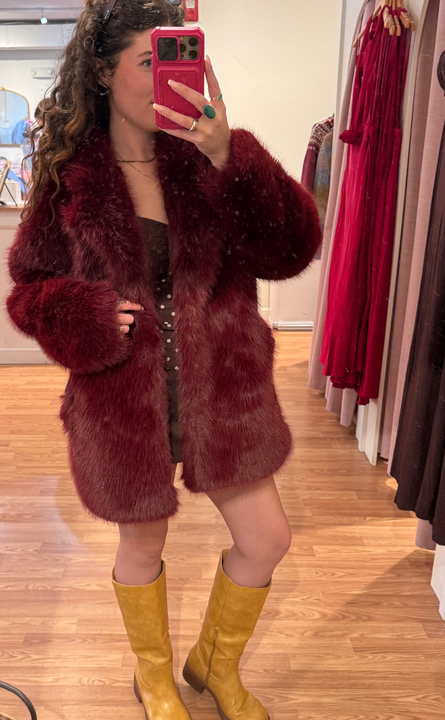 Feeling Myself Faux Fur Coat