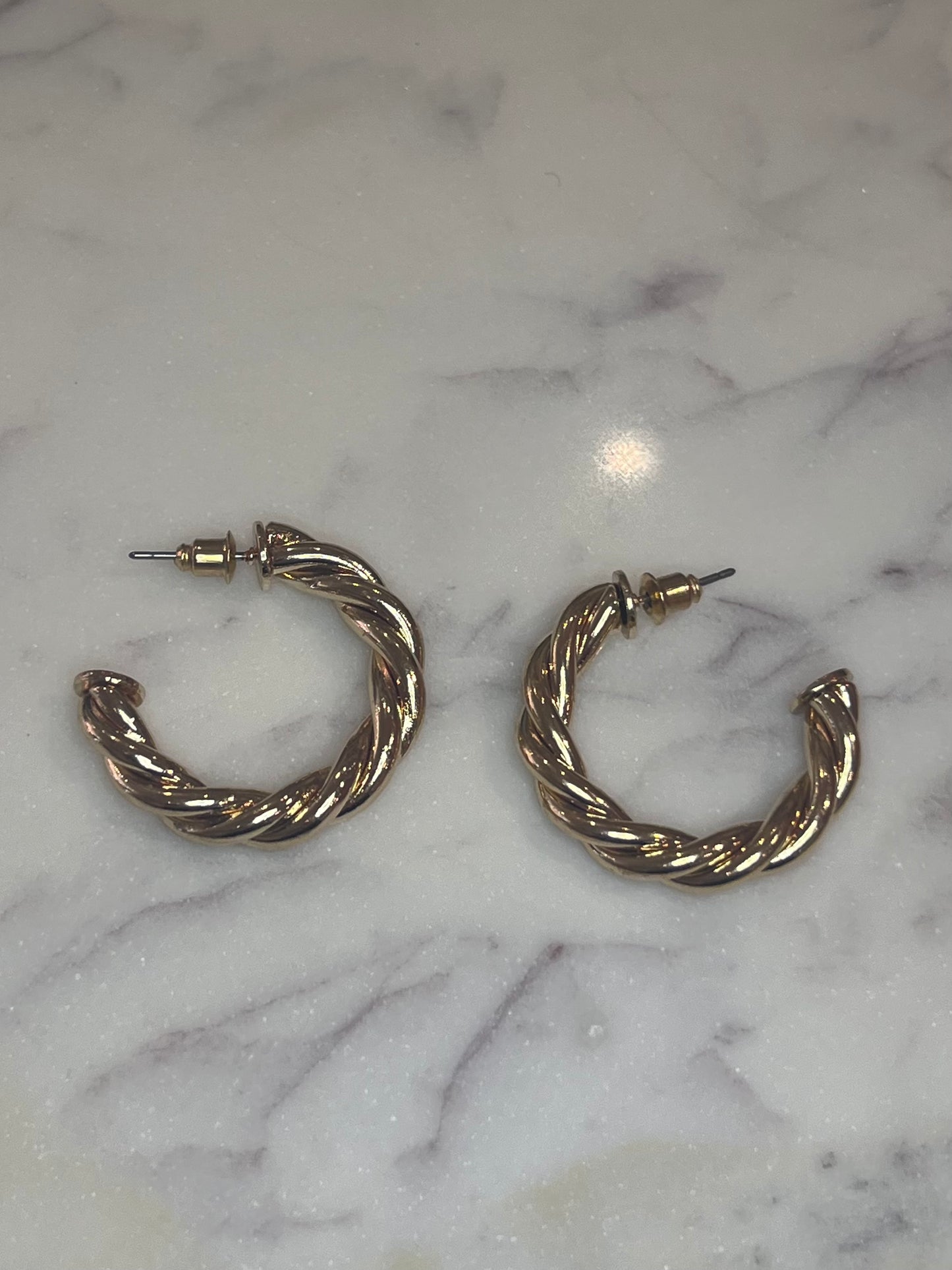 Gold Plated Hoop