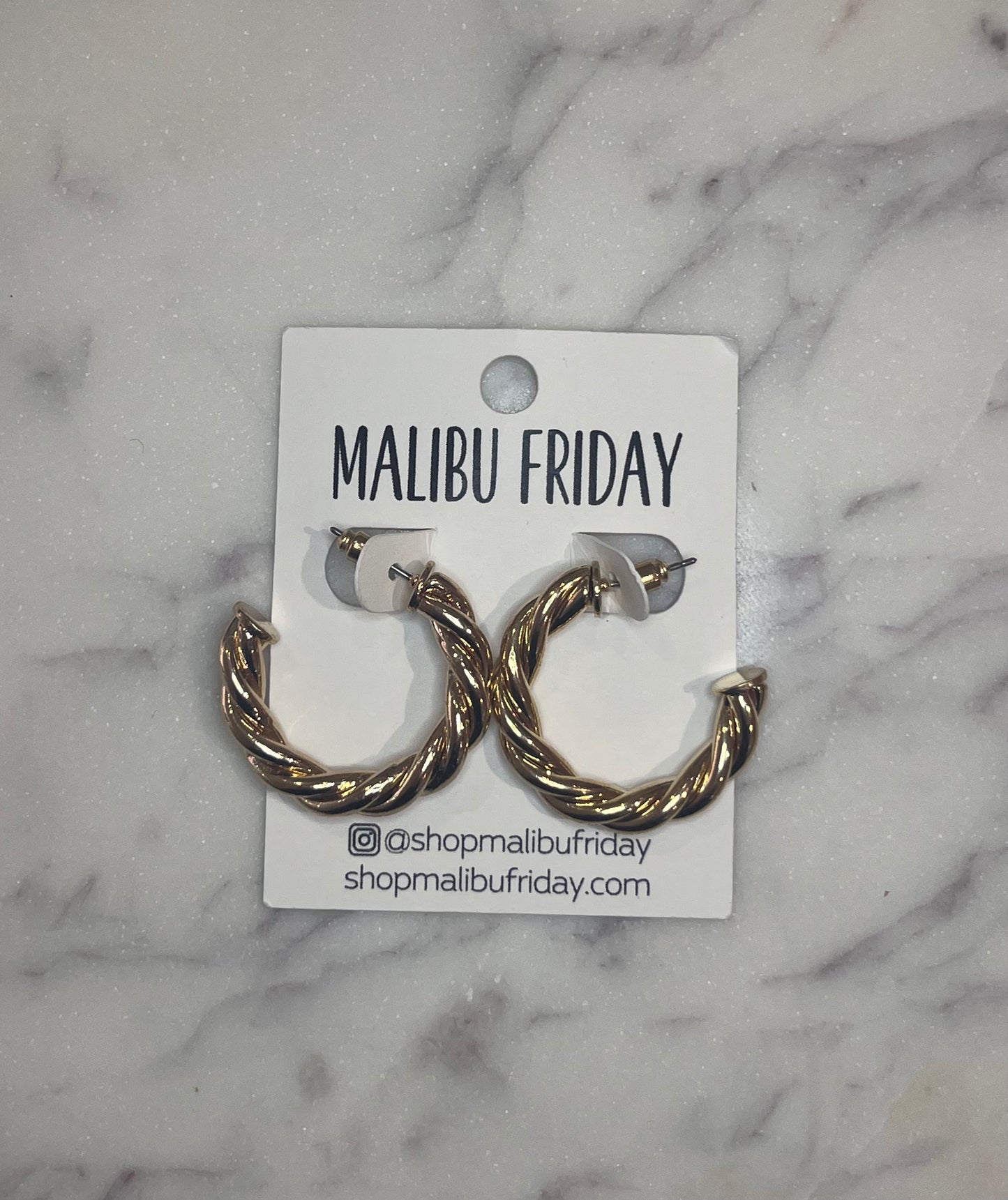 Gold Plated Hoop