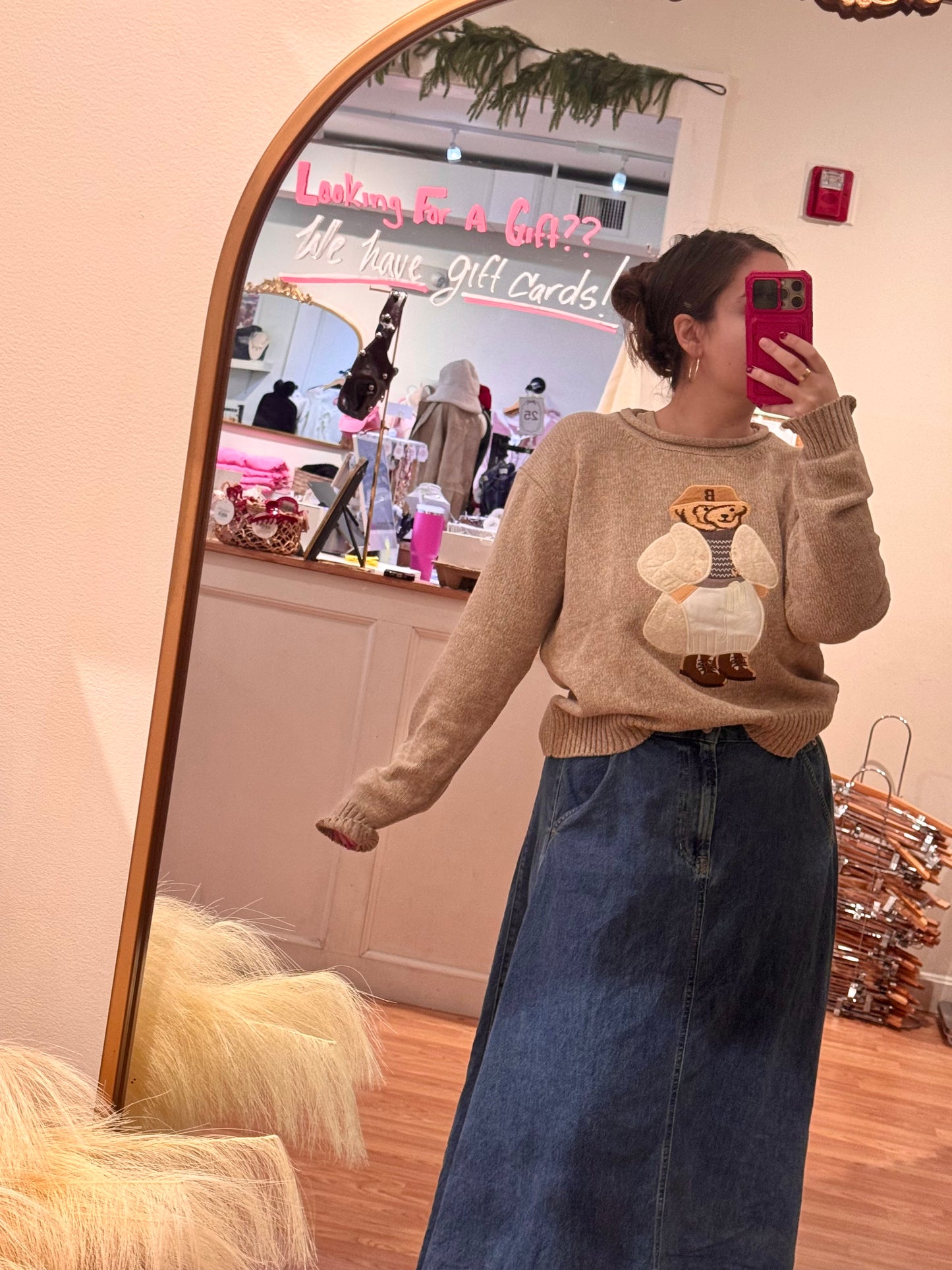 Teddy Bear Knit Sweater
