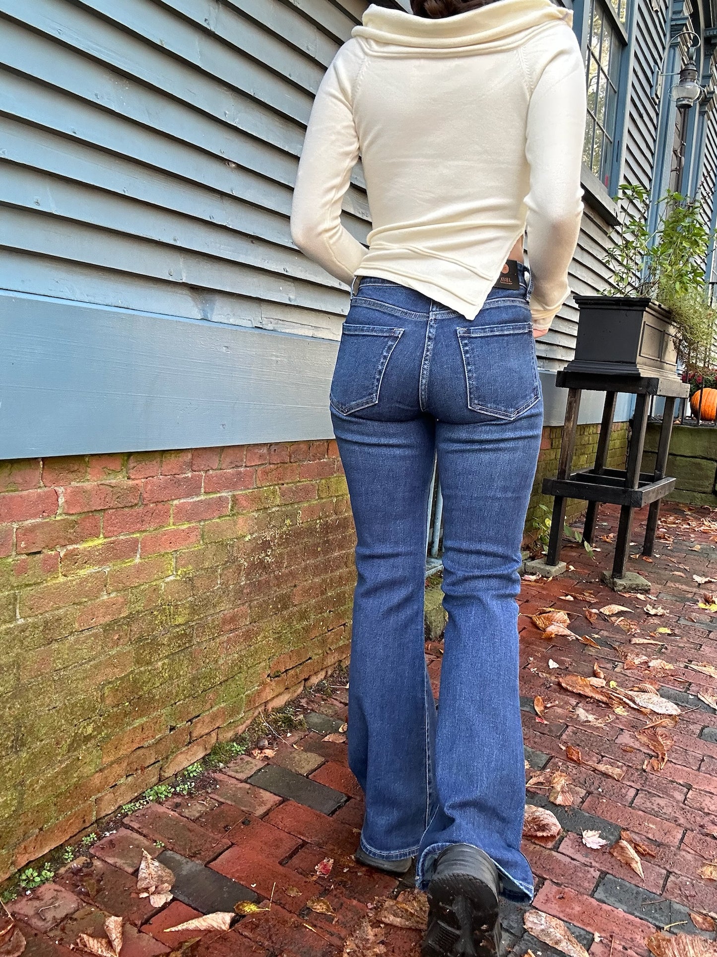 London Low Rise Flare Denim