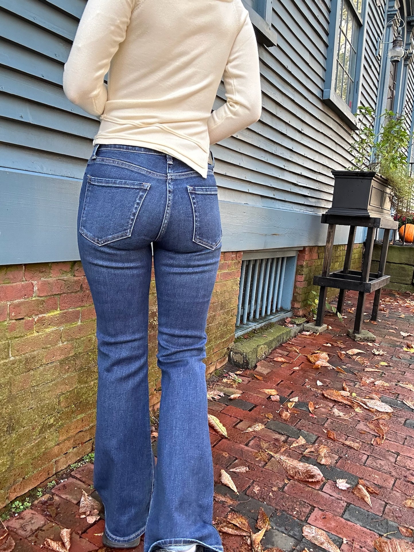 London Low Rise Flare Denim