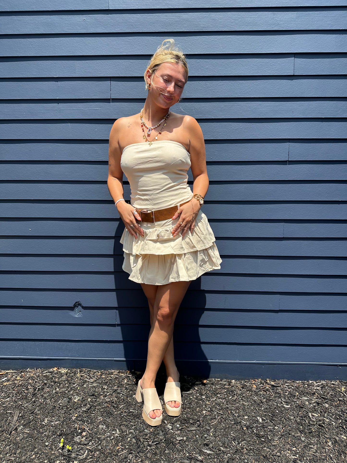 Blake Belted Dress