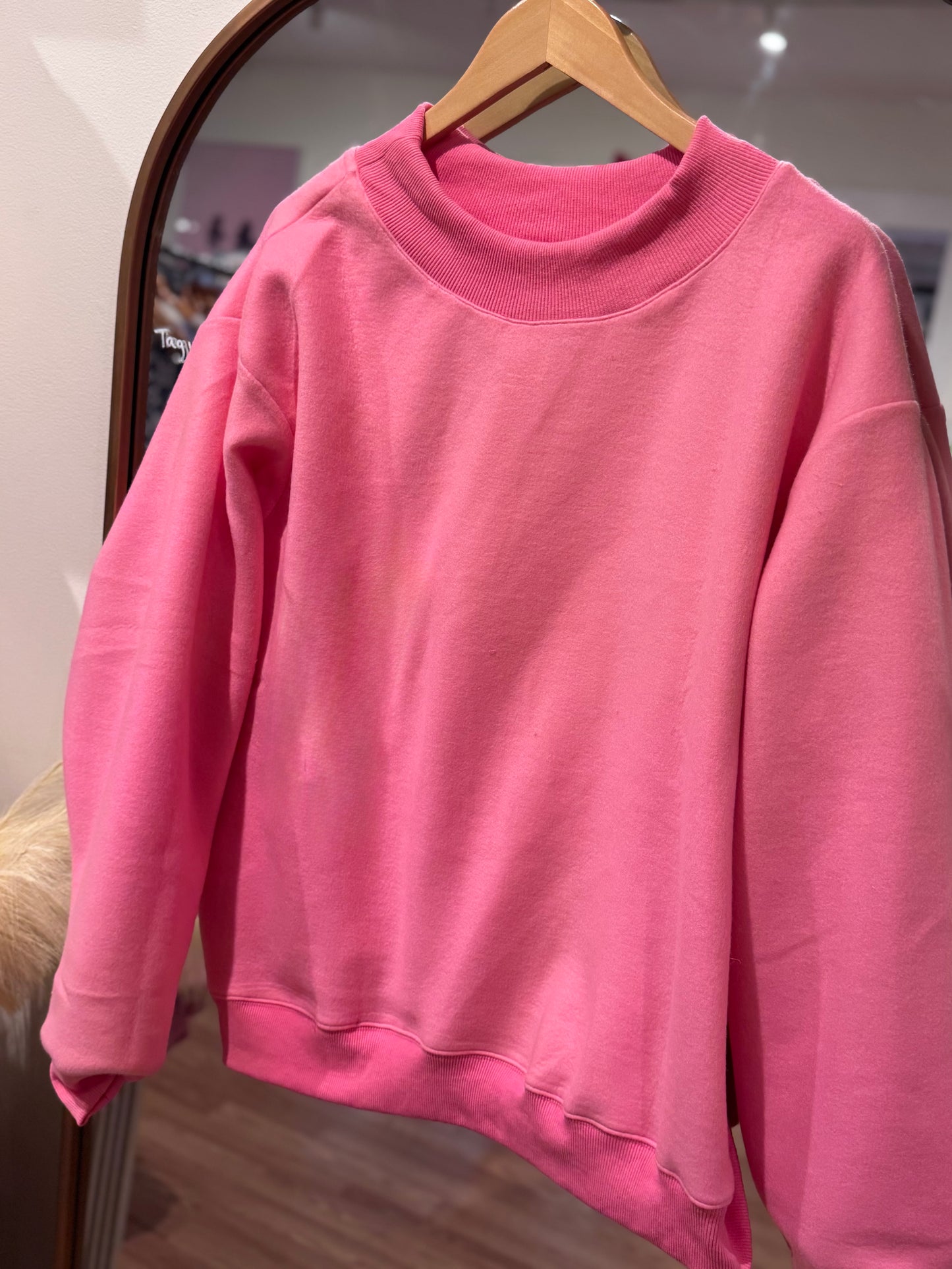 Marianna Mock Neck Sweatshirt