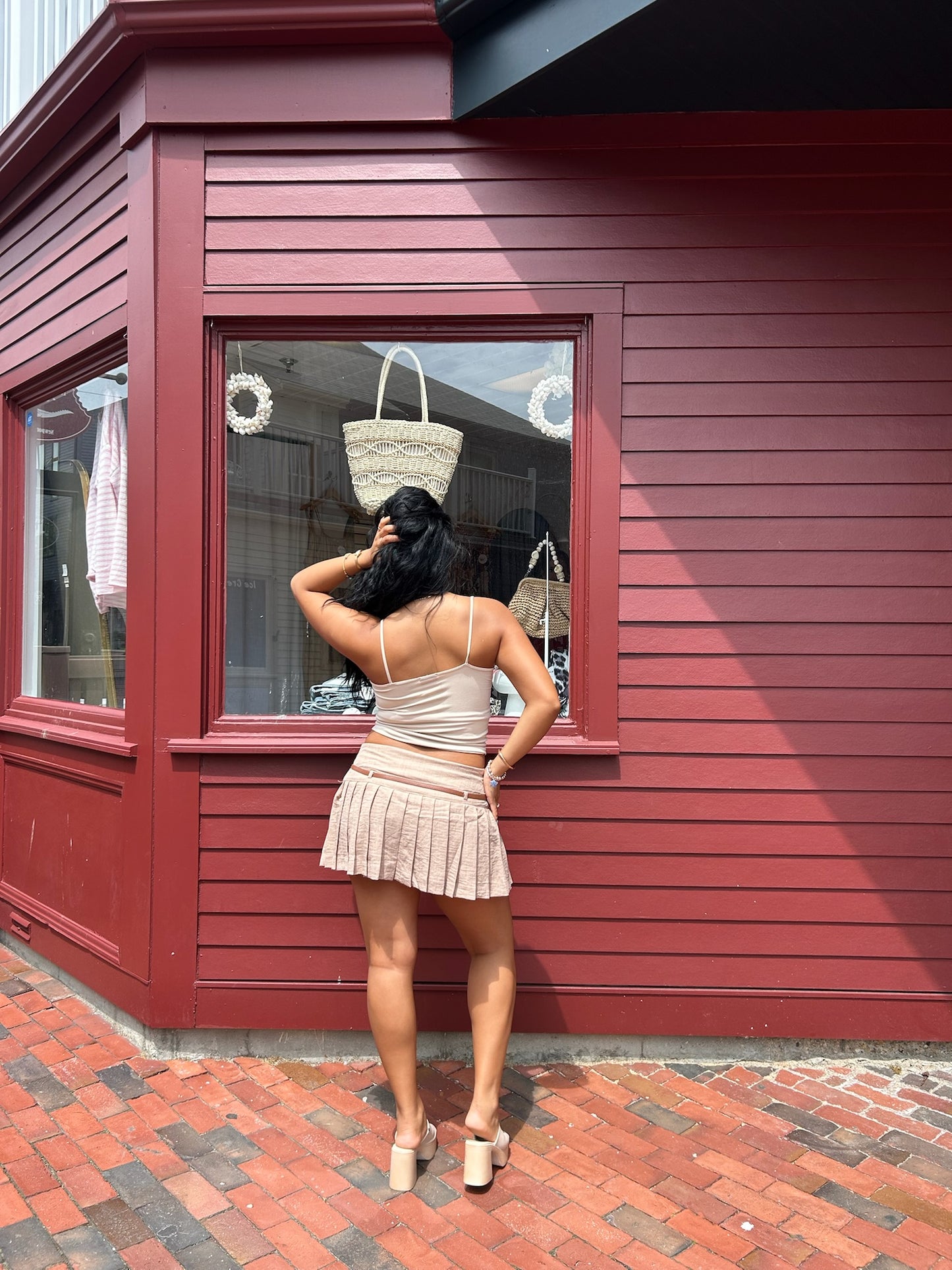 Phoebe Pleated Mini Skort