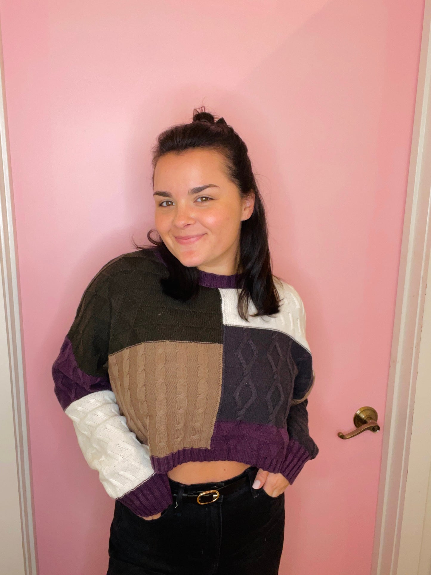 Penelope Patchwork Sweater