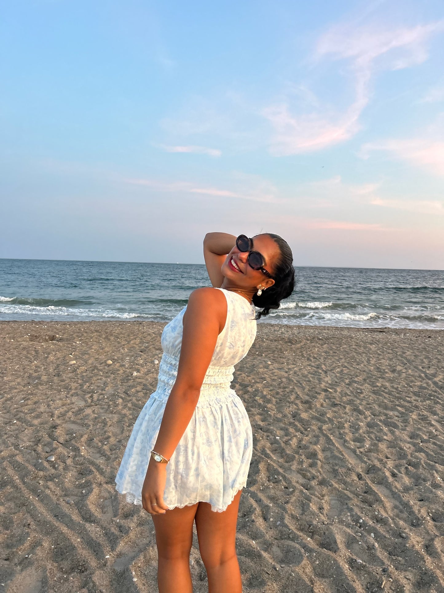 Floral Haze Mini Dress