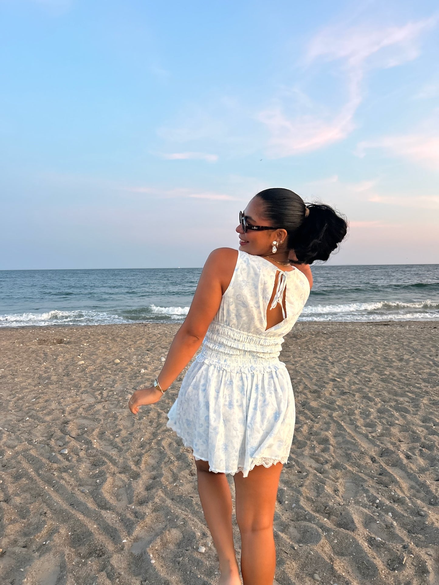 Floral Haze Mini Dress