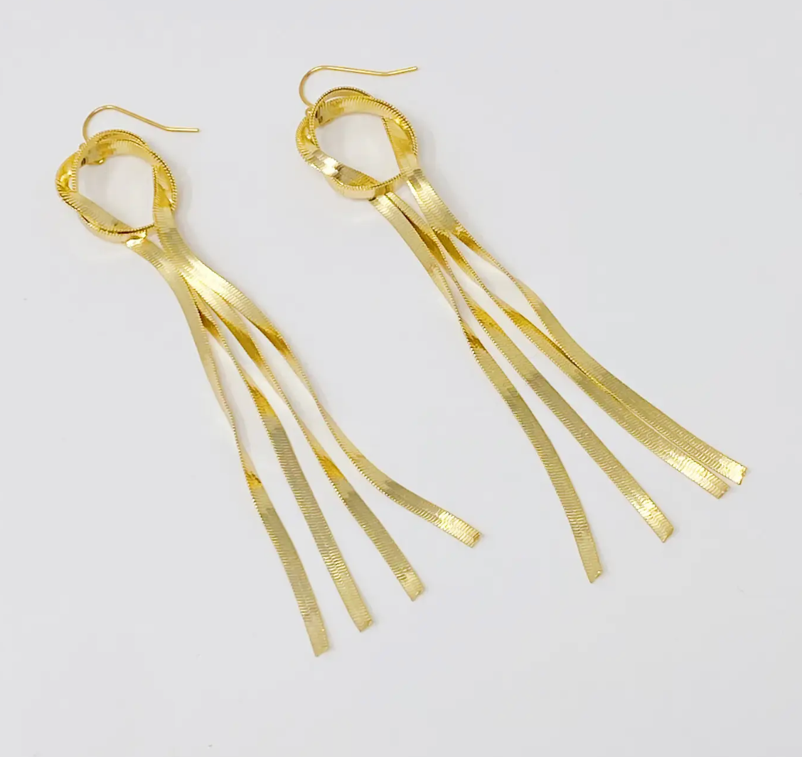 Herringbone Chain Earrings