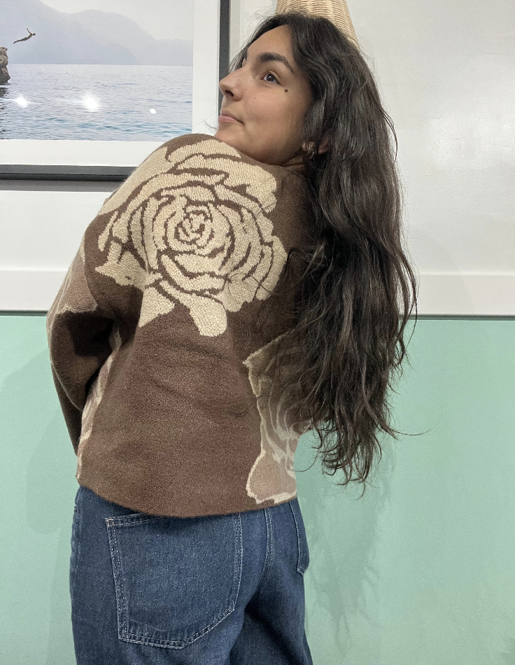 Rose Wide Sleeve Sweater