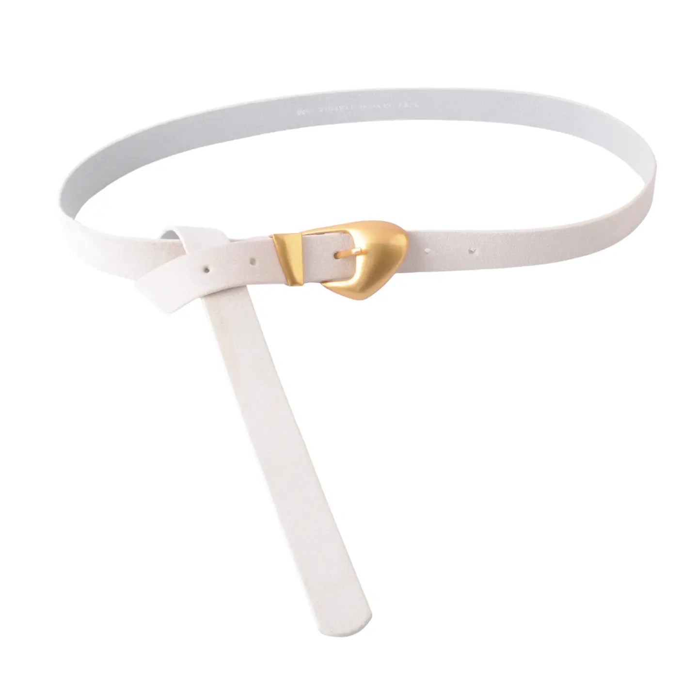 Skinny Suede Belt