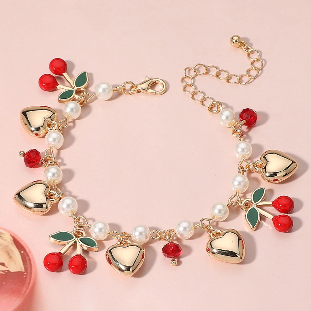 Cherry Charm Bracelet