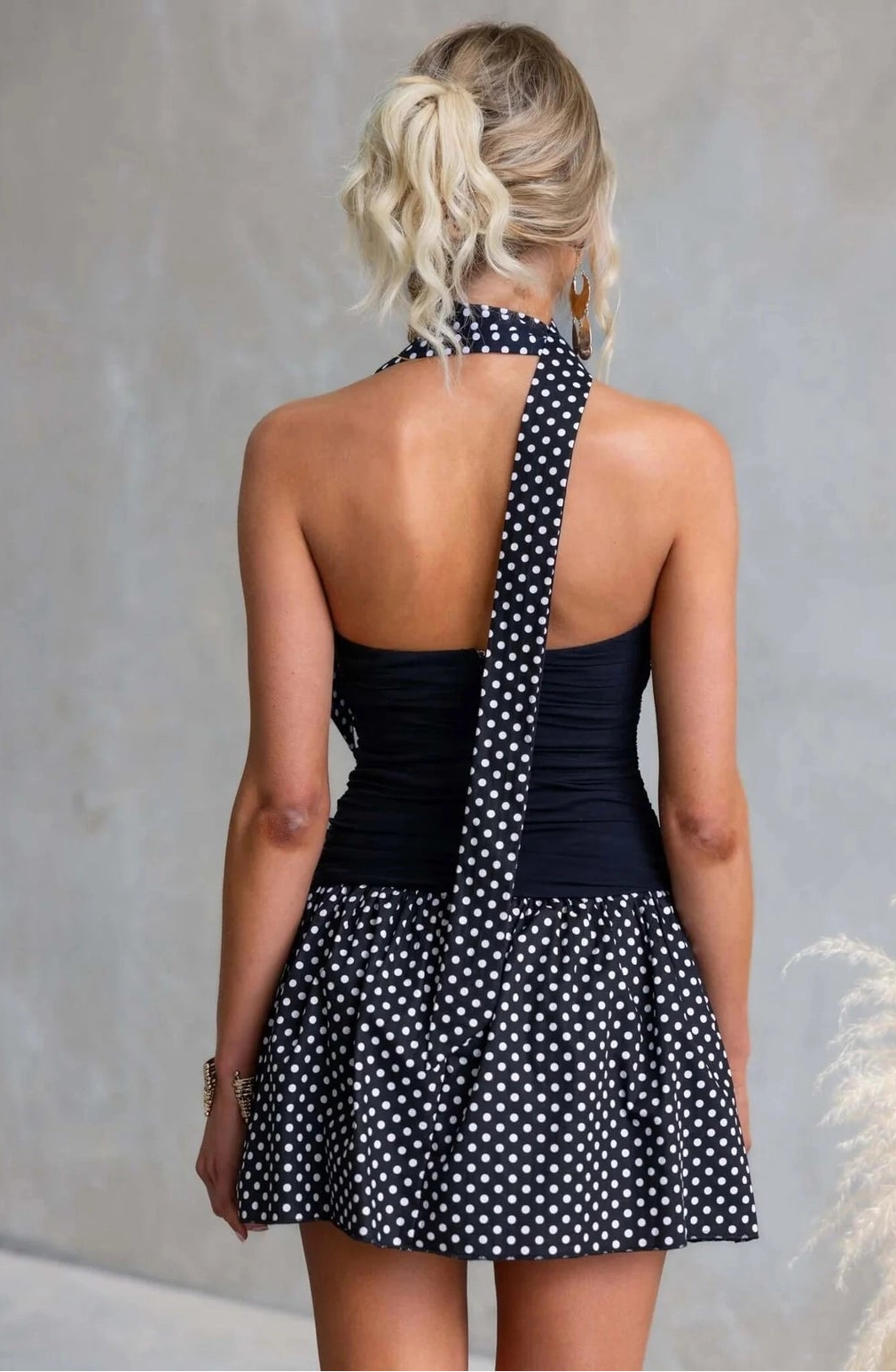 Spotted Out Mini Dress