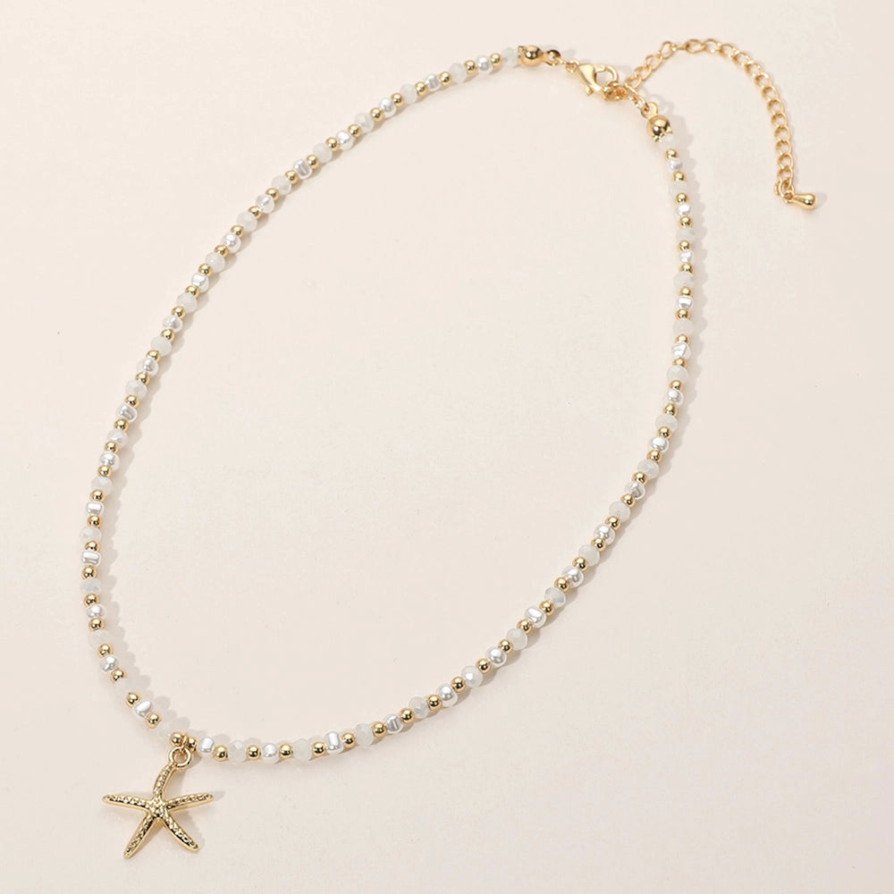 Starfish Beaded Necklace