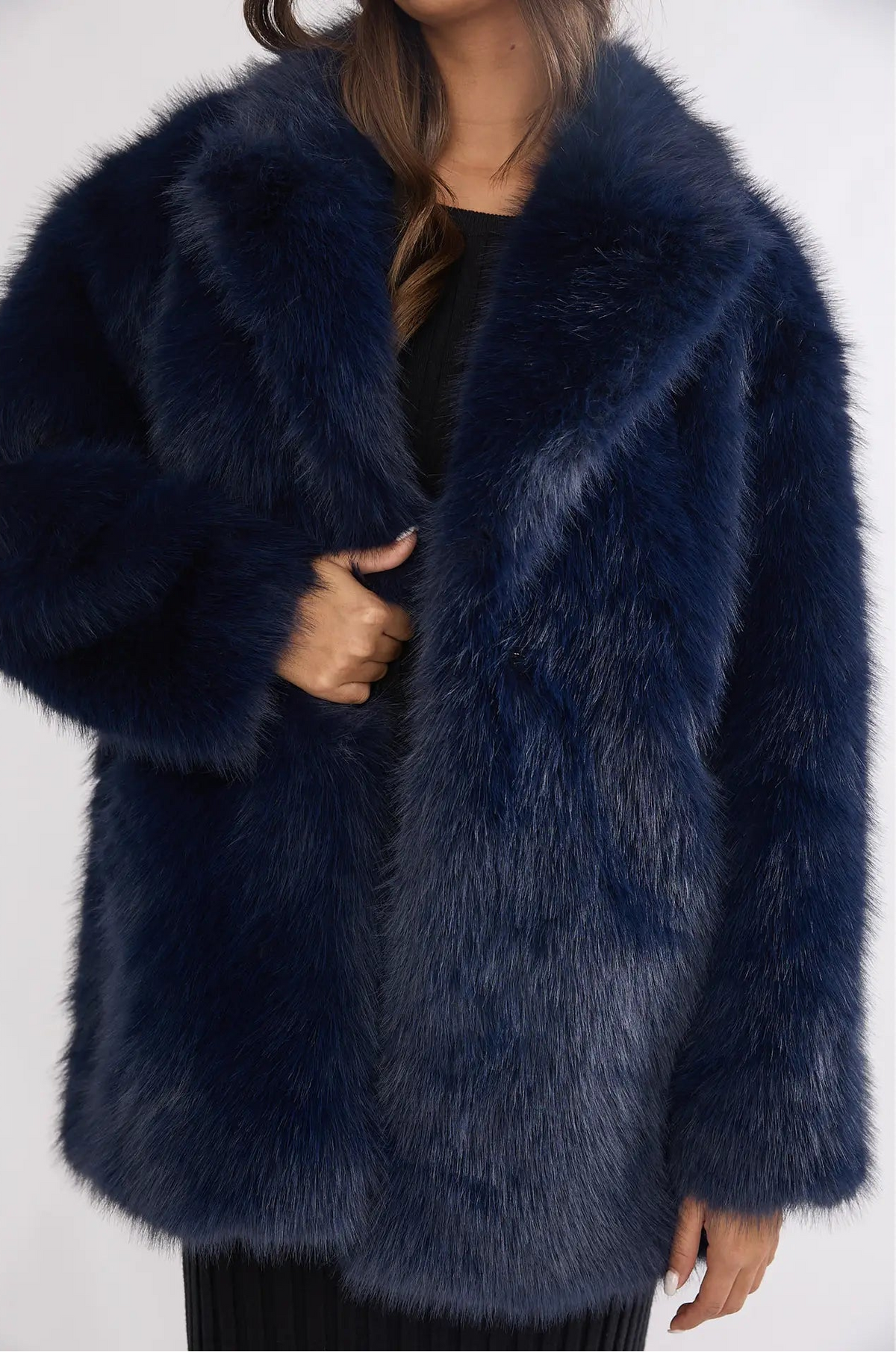 Feeling Myself Faux Fur Coat