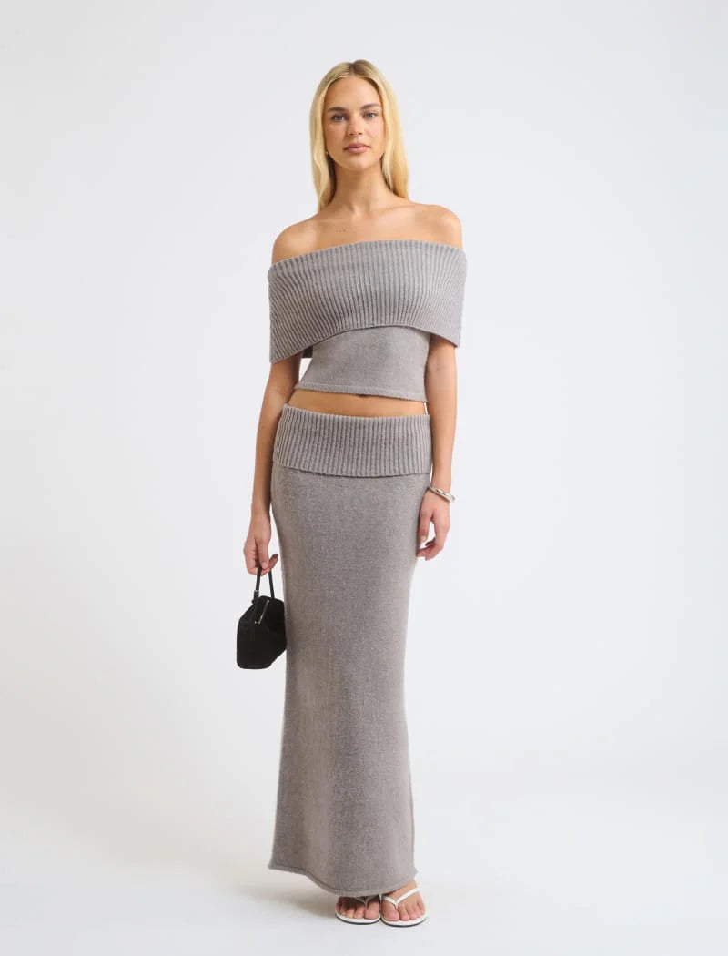 Fairfield Foldover Maxi Skirt