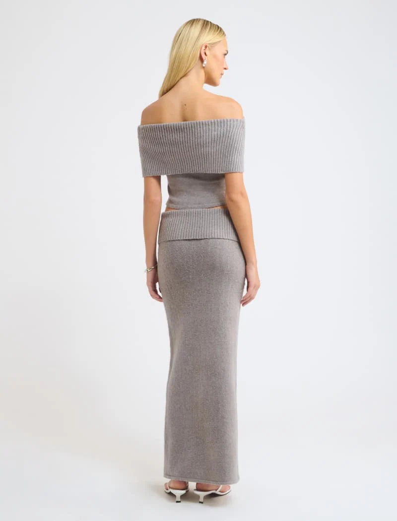 Fairfield Foldover Maxi Skirt