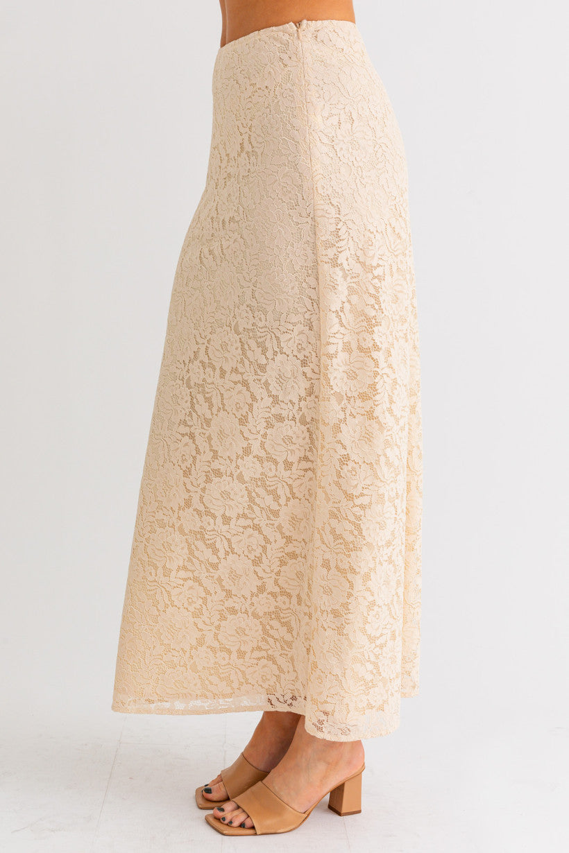 Pretty in Lace Maxi Skirt