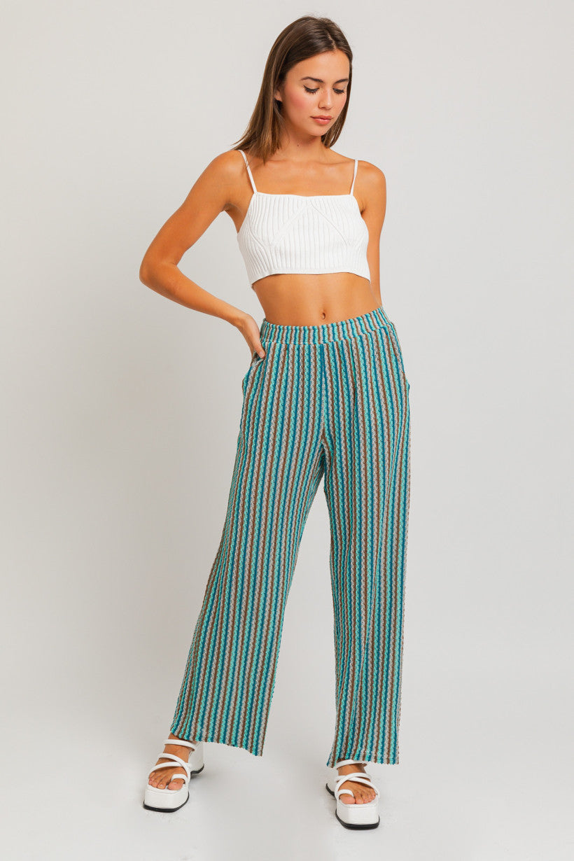 Seaside Striped Pants
