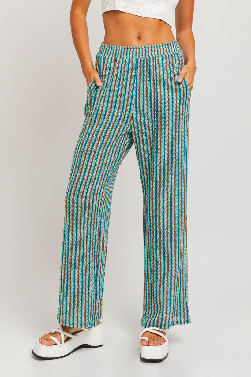 Seaside Striped Pants