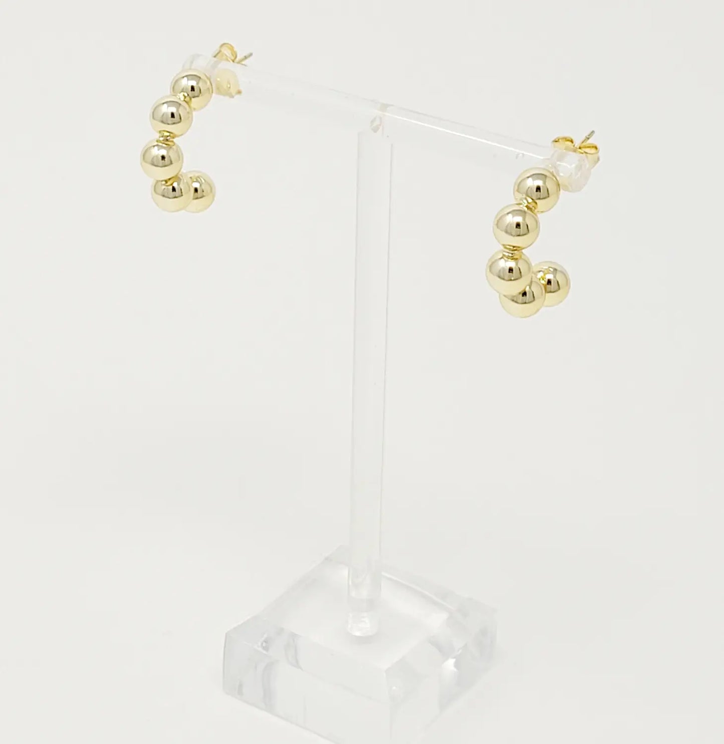 Golden Dots Earrings