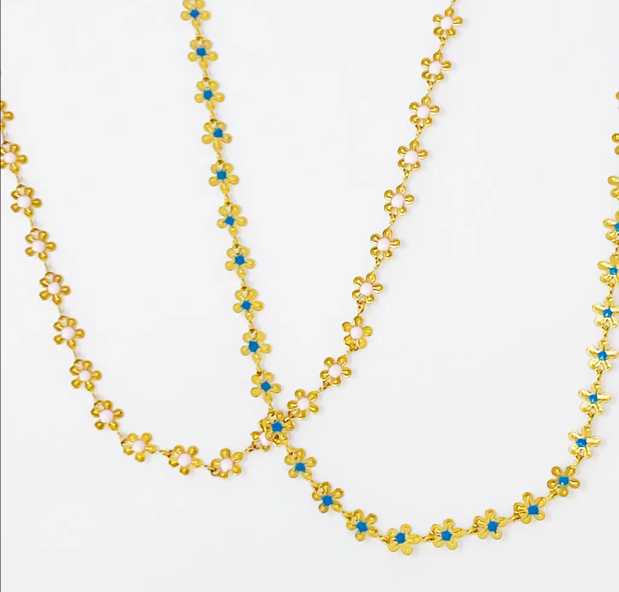 GP SS Color Flower Necklace