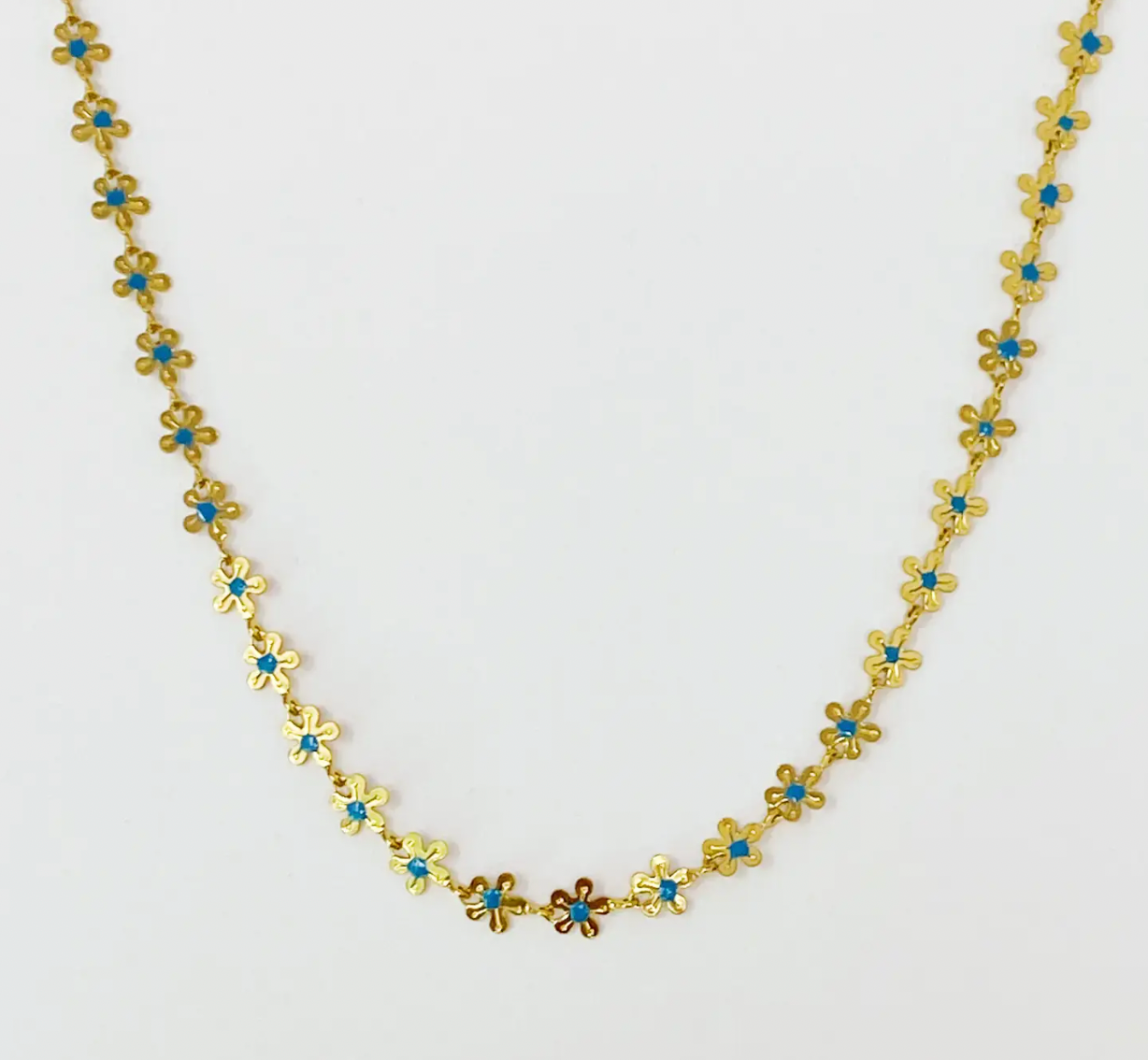 GP SS Color Flower Necklace