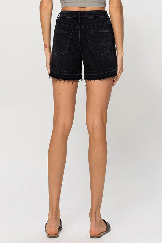 High Rise Stretch Shorts