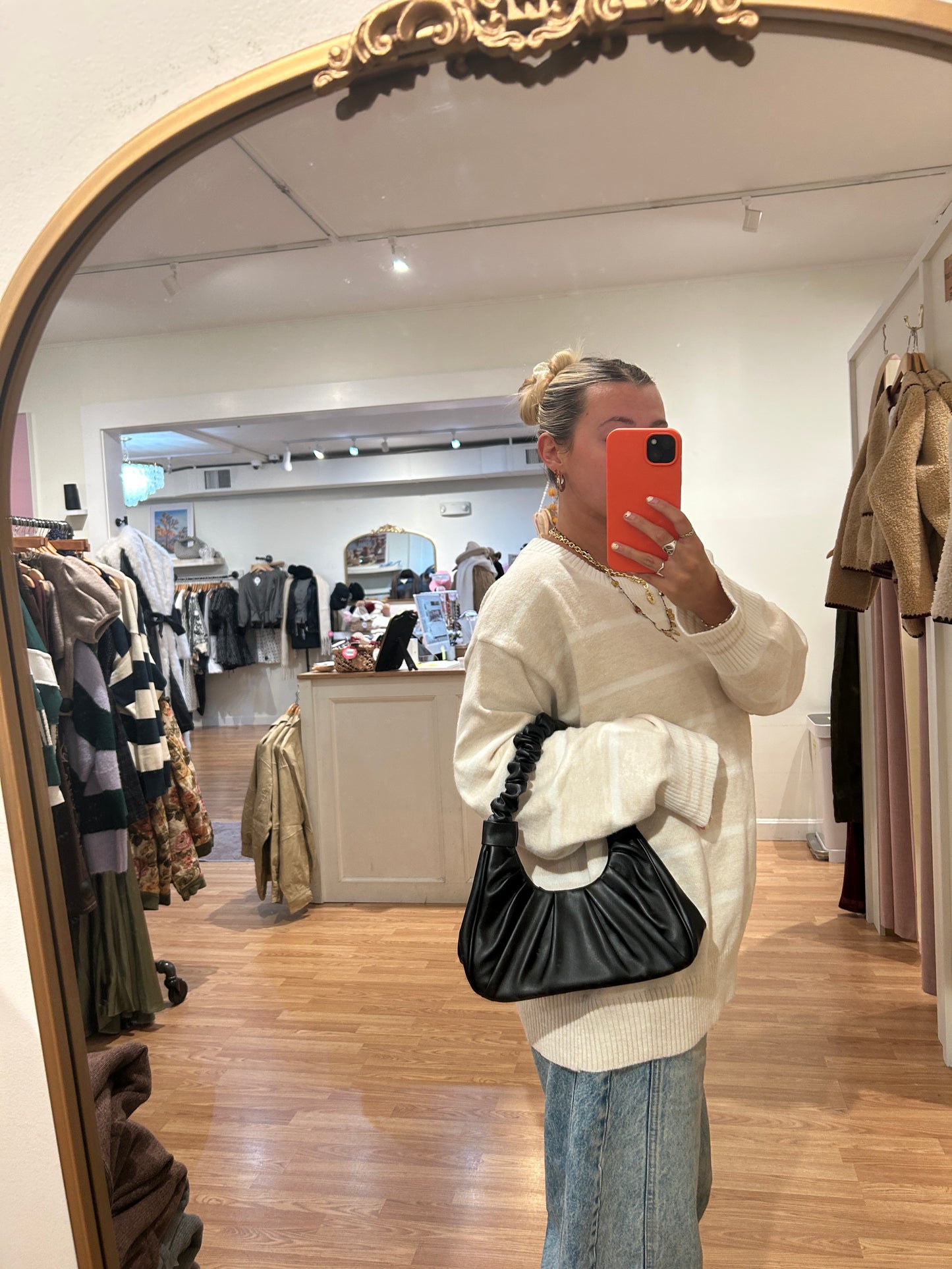 Rhiannon Ruched Handbag