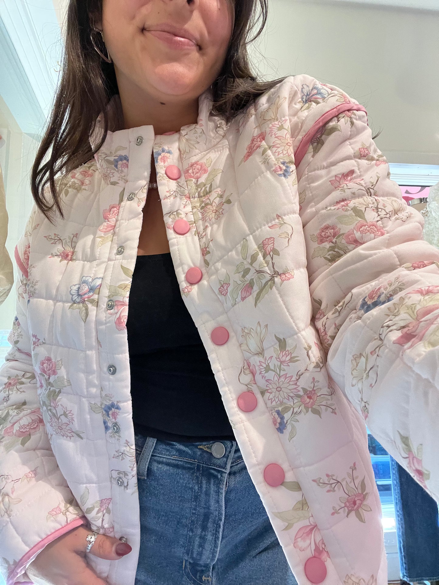 Pink Skies Quilted Jacket