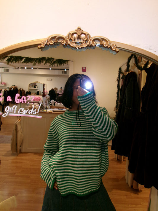 Drawing The Line Sweater